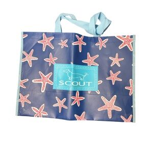 SCOUT Tote Bag STARFISH Navy Pink White Blue Polka Dots